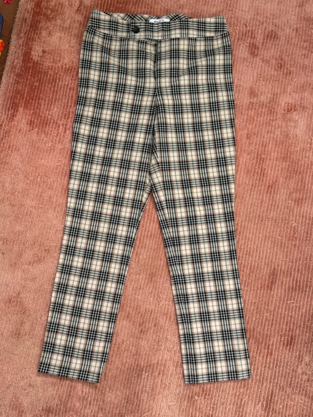 Bailey 44 Beige and Black Plaid Men’s Chinos